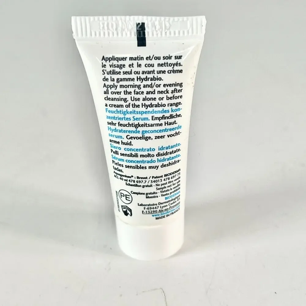 Bioderma Hydrabio Gel Serum Sensitive Hydrate Moisture Travel .17 oz 5ml New